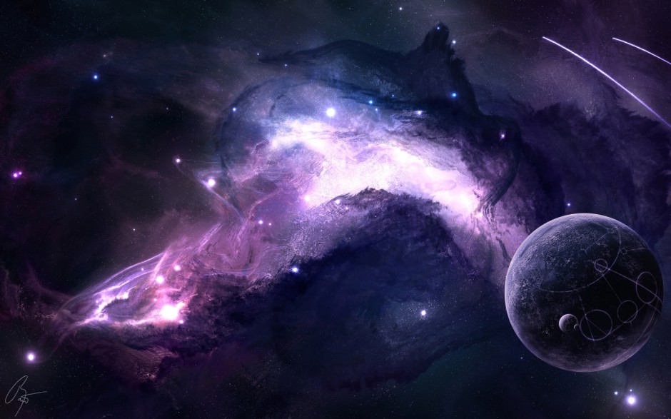 高清超酷太空唯美星球桌面壁纸