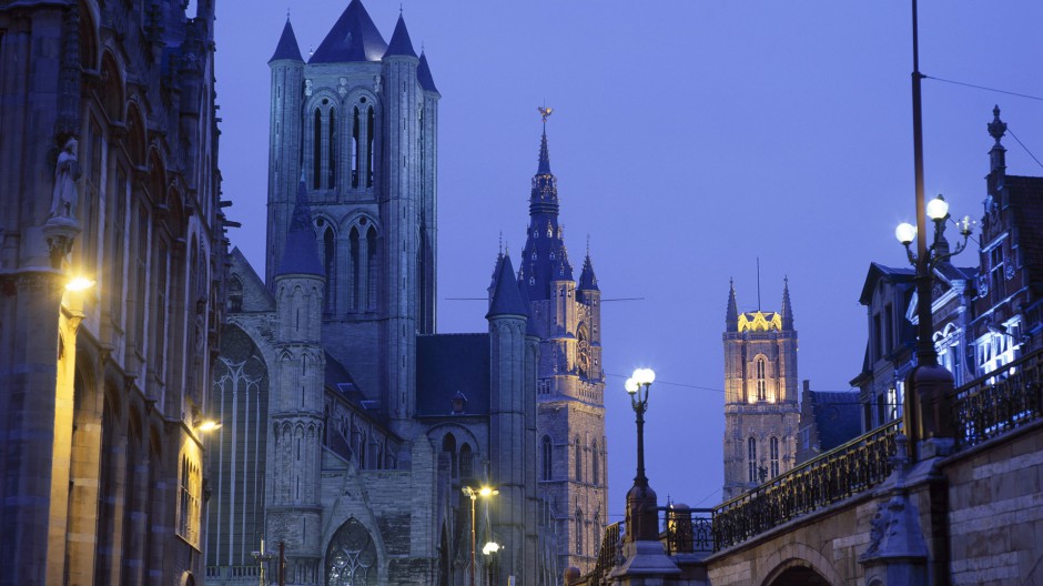 高清城市夜景星光璀璨桌面壁纸