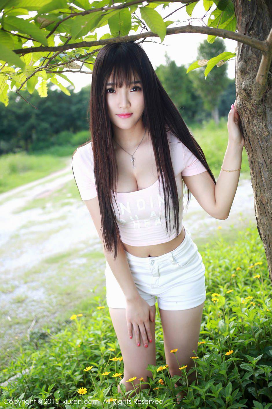 秀人网清纯少女夏瑶baby唯美户外写真