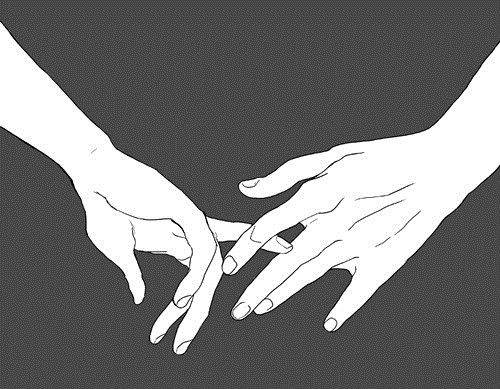 非主流情侣甜蜜牵手图片