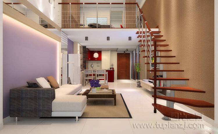 时尚创意十足的楼梯装修效果图