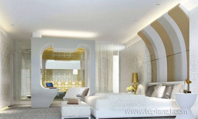 别墅欧式奢华卧室装修设计图片