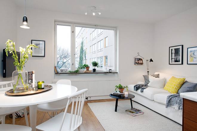小型公寓白色简约装修效果图舒适温馨