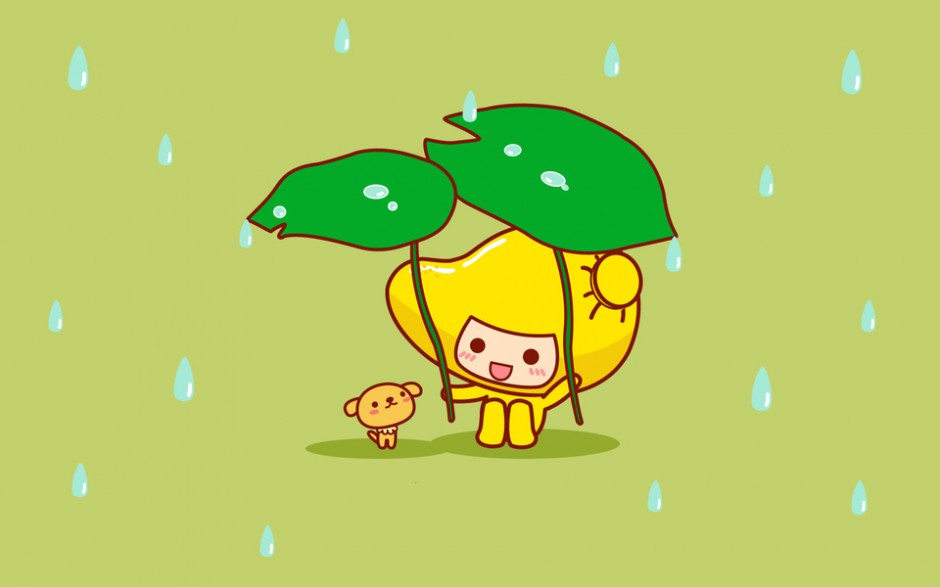 可爱的芒果仔高清电脑壁纸