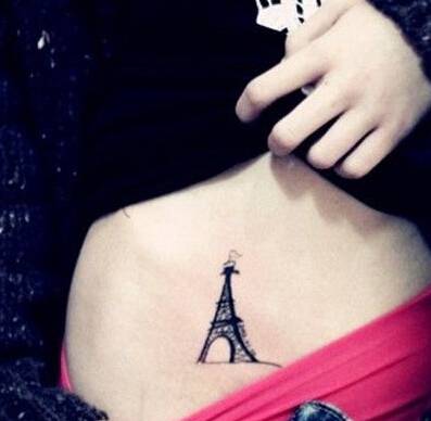 腹部性感图腾纹身图案