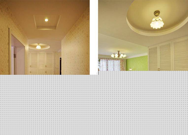 120平方米三室两厅韩式风格装修效果图欣赏