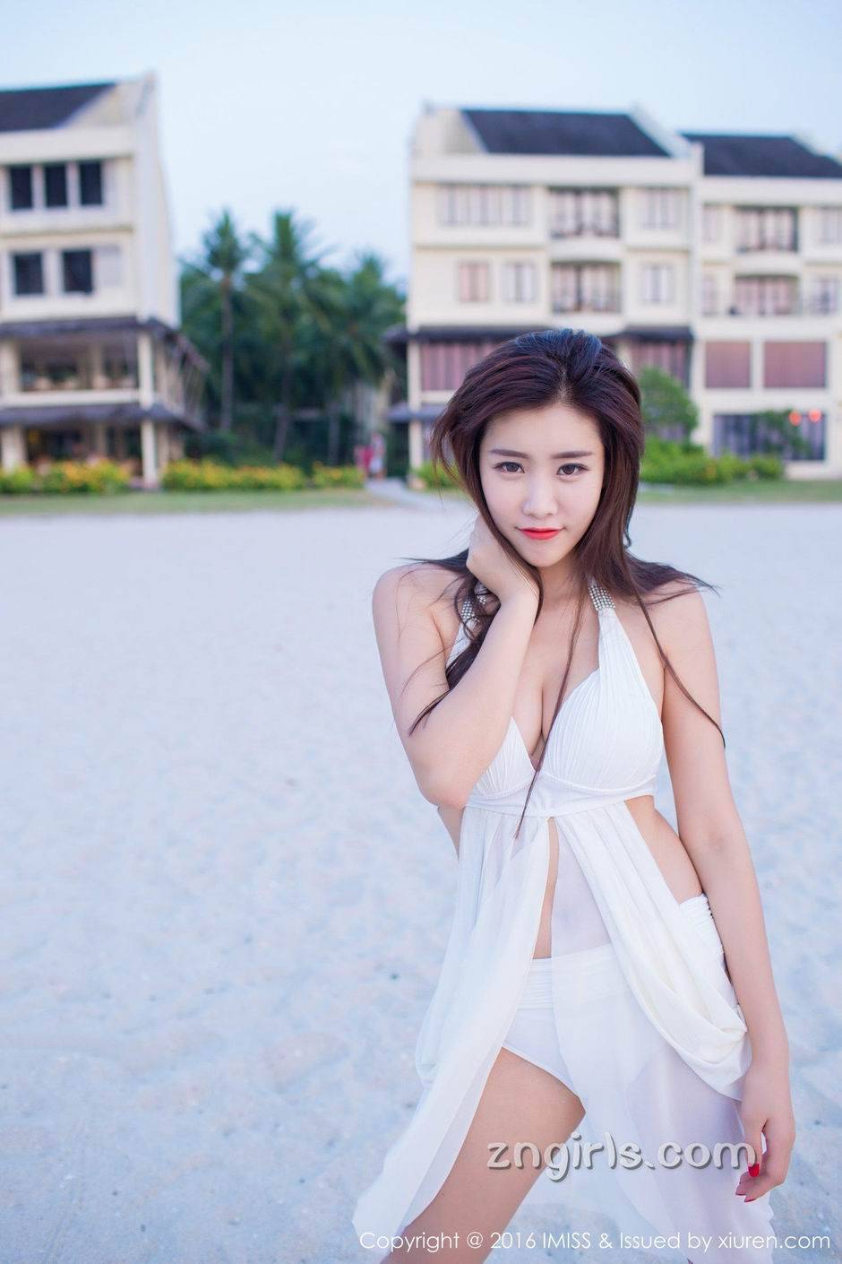 秀人模特程小烦清新性感兰卡威岛旅拍