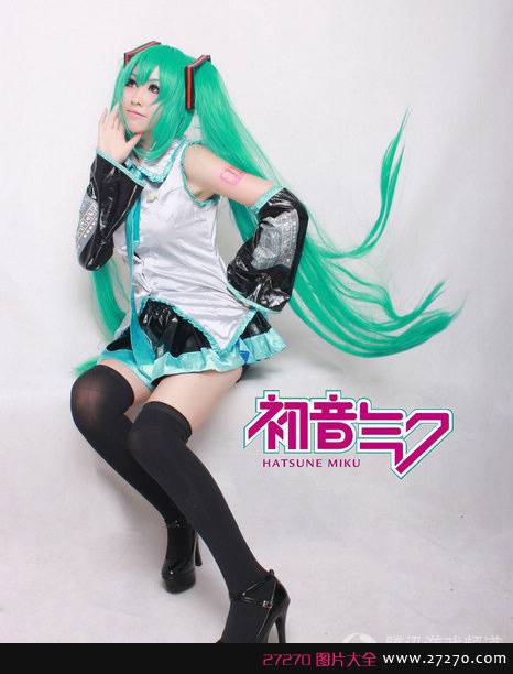 不一样的冷艳 初音未来COS