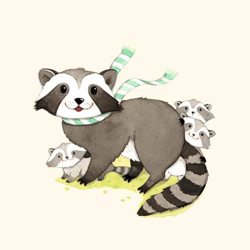 小清新竖版动物动漫背景图片