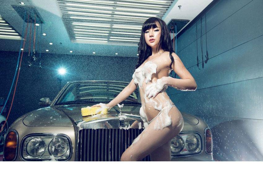 丰满模特韩子萱全裸人体艺术写真