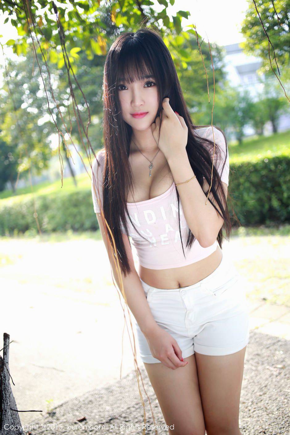 秀人网清纯少女夏瑶baby唯美户外写真