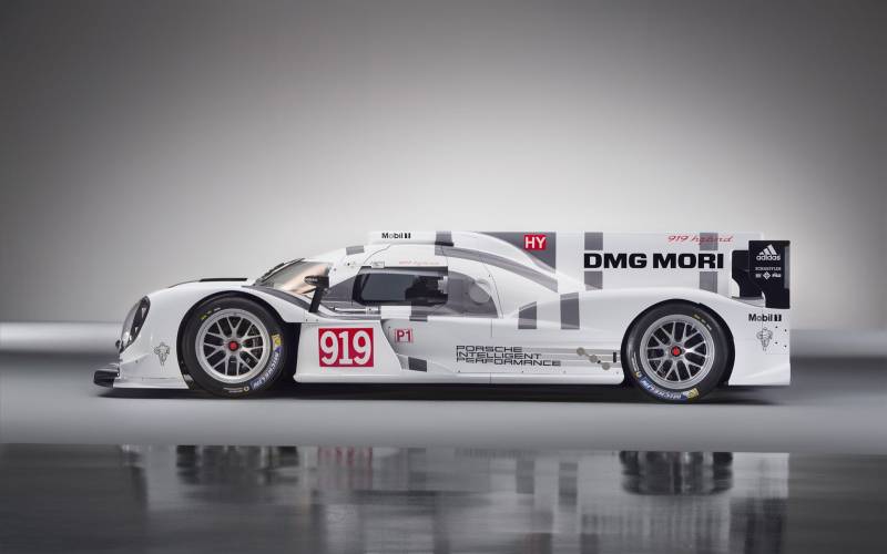 保时捷 Hybrid Porsche 919纯白四驱车高清壁纸