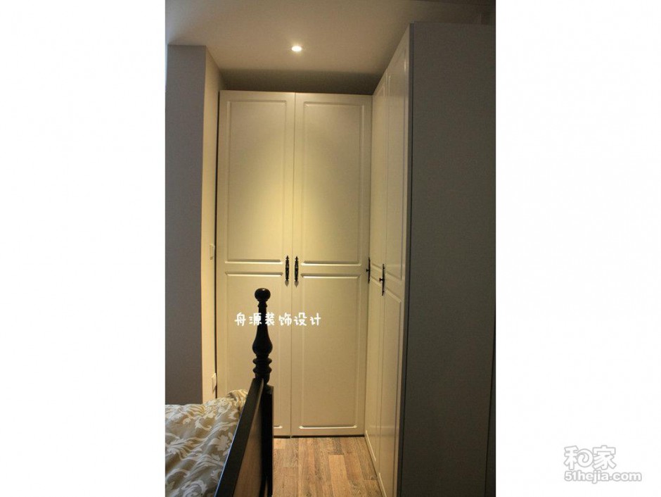 极简美式田园二居室婚房装修图片