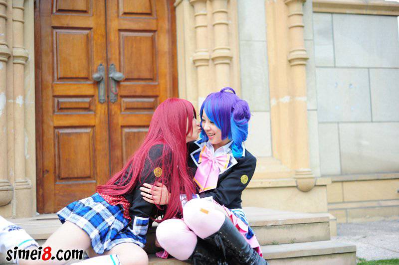 姐妹花cosplay网络游戏艾尔之光组图