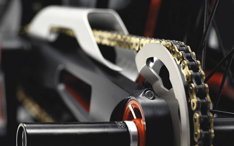 疯狂越野摩托车精美细节特写素材