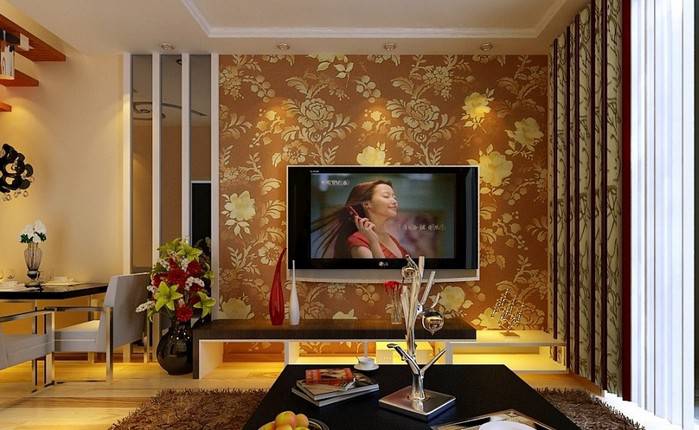 精致且大气的欧式电视背景墙效果图