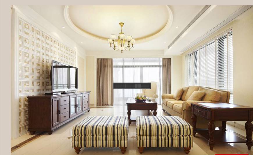 大户型简欧客厅装修效果图欣赏