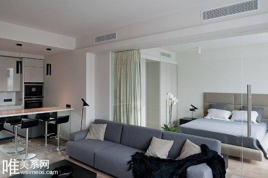 简约小户型时尚公寓装修效果图
