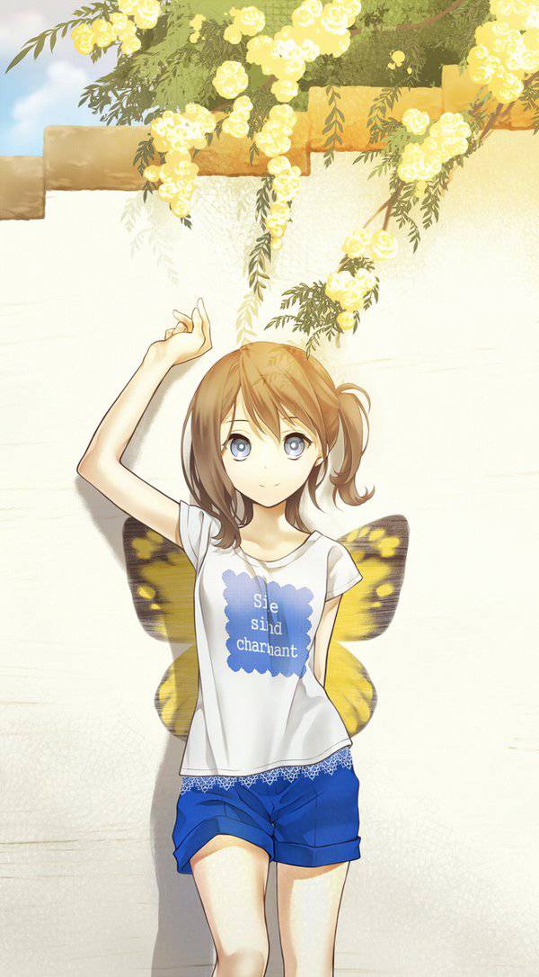 韩国清纯长发卡通女生图片大全