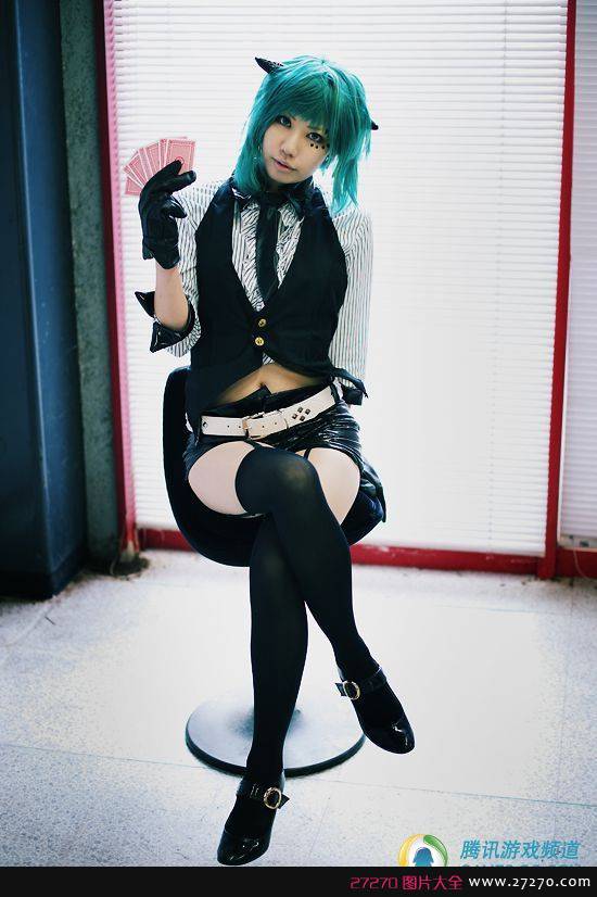 高清靓丽初音未来COS