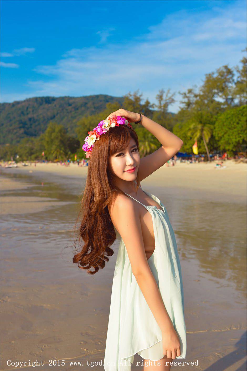 可爱性感美女程小烦普吉岛唯美旅拍