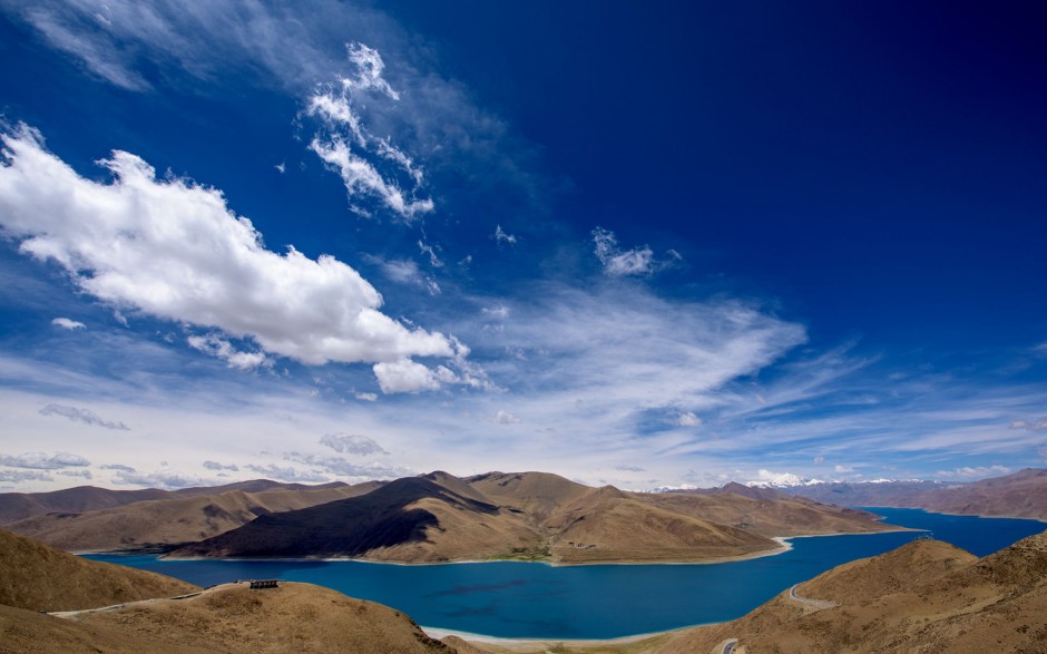 壁纸桌面西藏圣湖羊卓雍措精美风景
