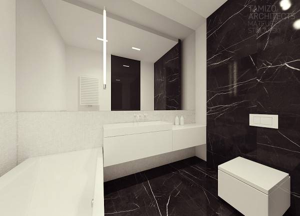 黑白色个性简约高级公寓展示