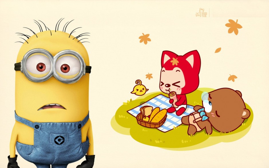 搞怪的小黄人精美动漫图片