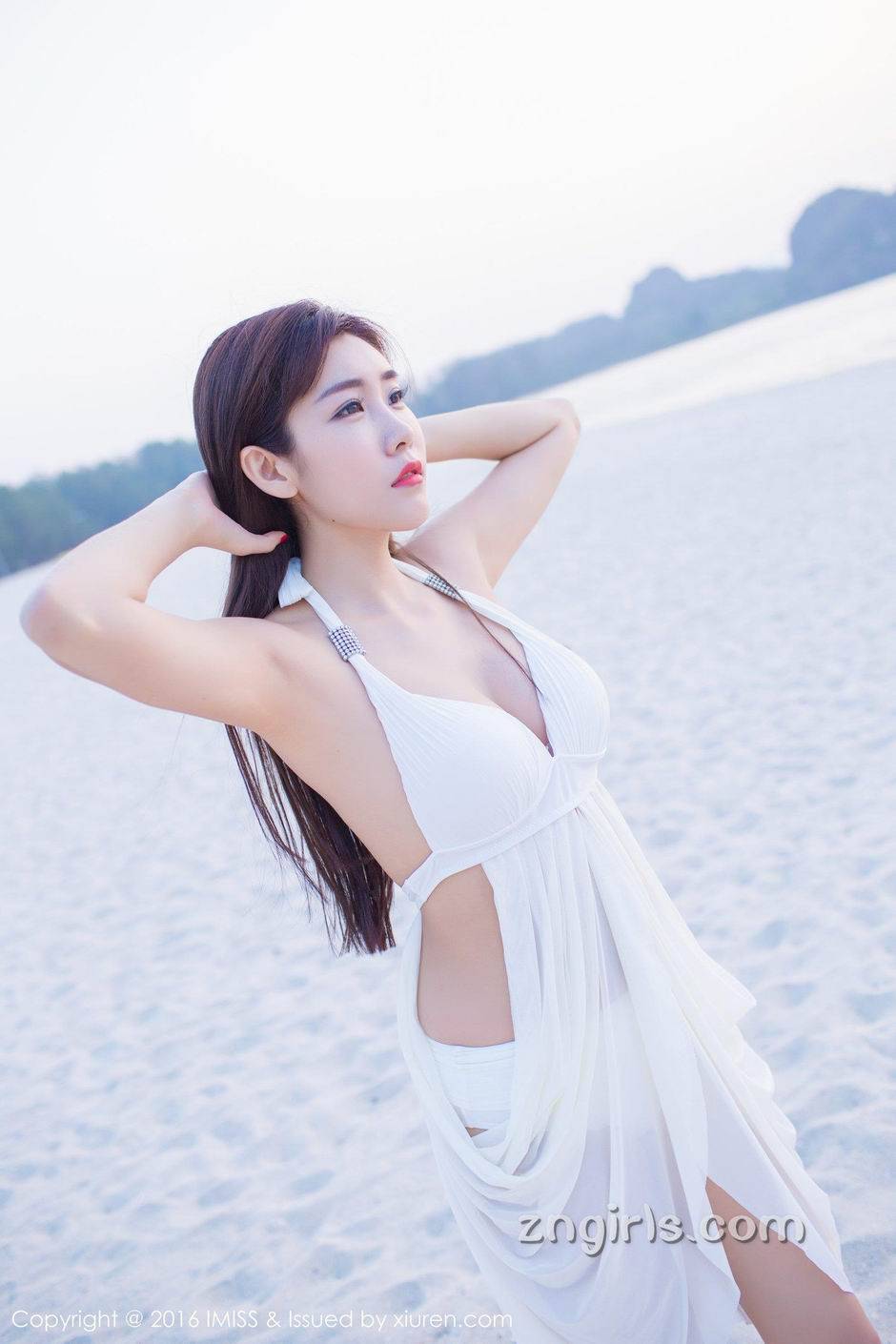 秀人模特程小烦清新性感兰卡威岛旅拍