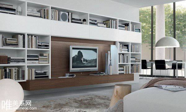 时尚典雅现代化电视柜个性设计图