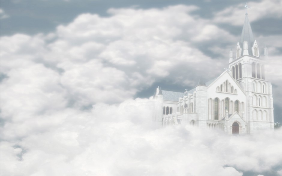 高清碧海唯美蓝天白云桌面壁纸