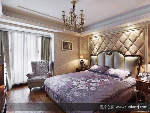欧式新古典卧室装修效果图精致内敛