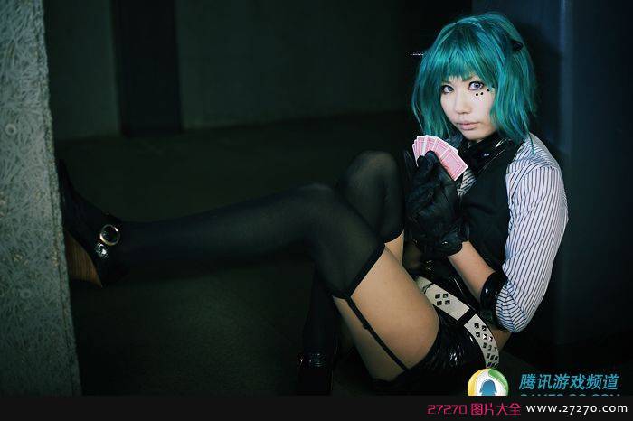 高清靓丽初音未来COS