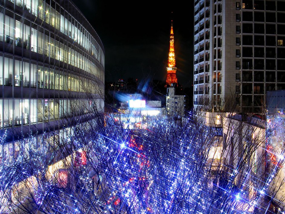 梦幻夜景城市桌面壁纸