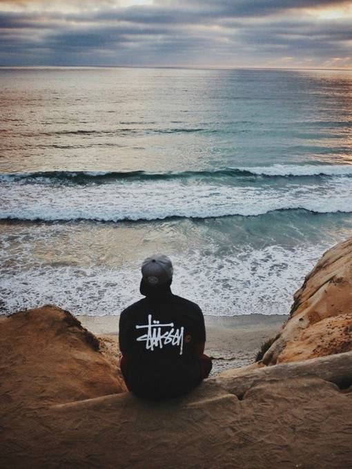 帅气非主流男生图片背影