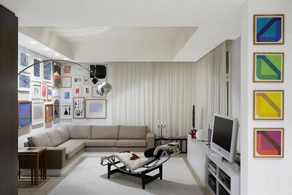 现代公寓时尚书卷艺术气息设计效果图