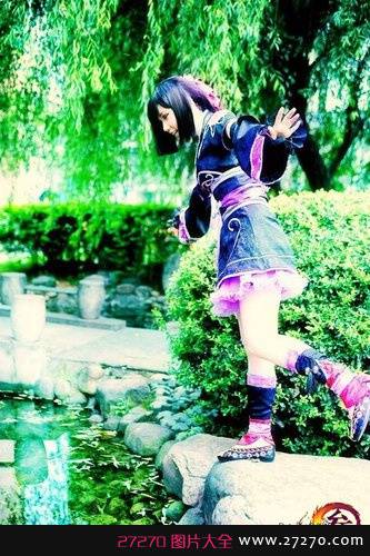 靓丽《仙剑情缘3》可爱萝莉COS