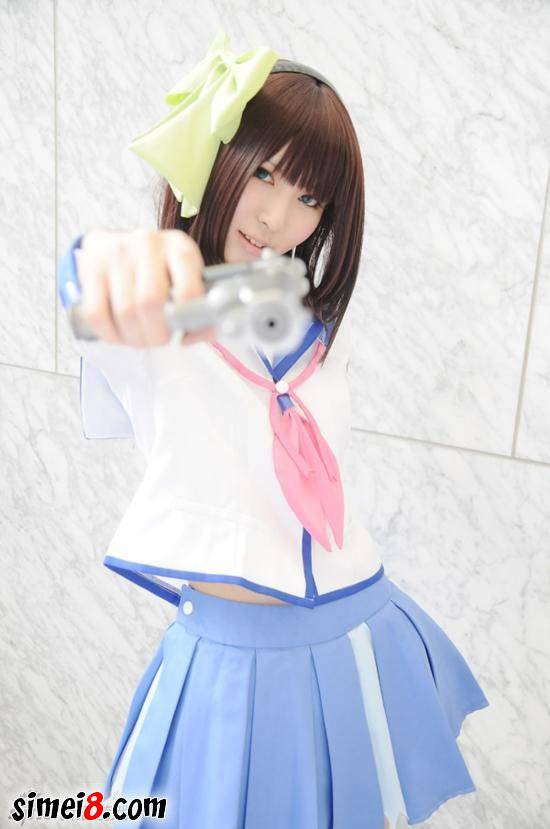 清纯学生妹变身cf女人物cosplay图片