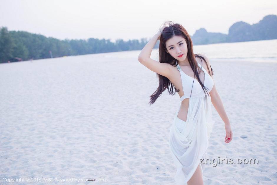 秀人模特程小烦清新性感兰卡威岛旅拍