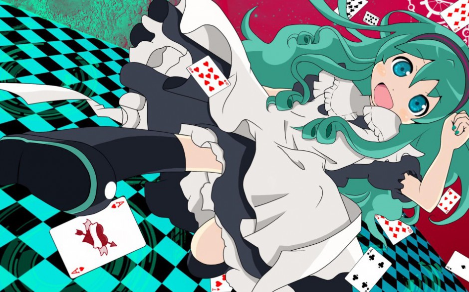 动漫甜美女生图片初音未来