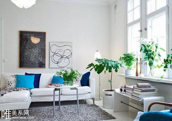 小户型套房清新素雅的田园风格装修图片