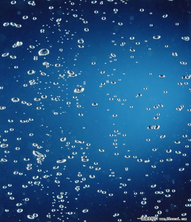 灵动性的浅蓝色水滴高清图片
