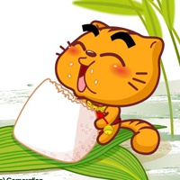 可爱卡通小黄猫唯美微信头像
