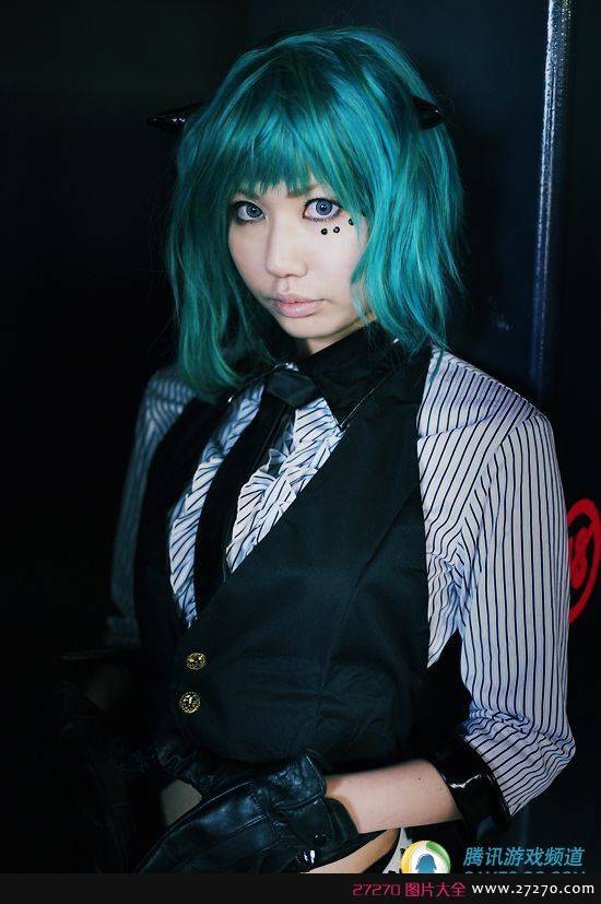 高清靓丽初音未来COS