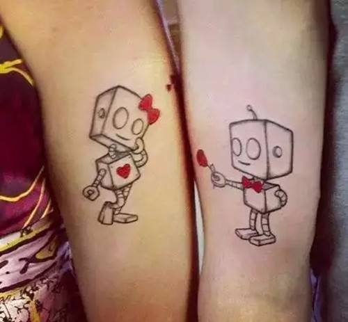 2016纹身情侣手臂刺青纹身图案