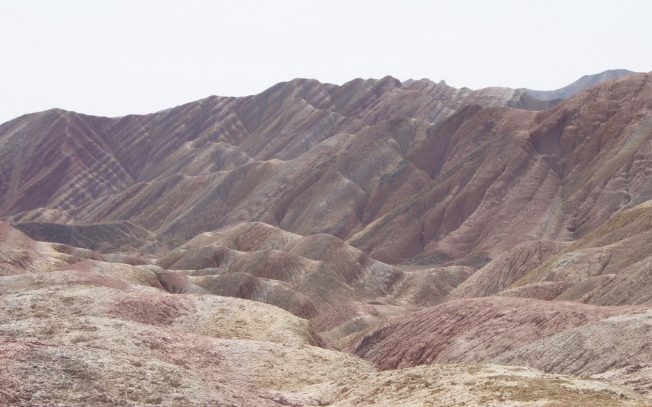 电脑甘肃张掖丹霞地貌风景壁纸高清唯美