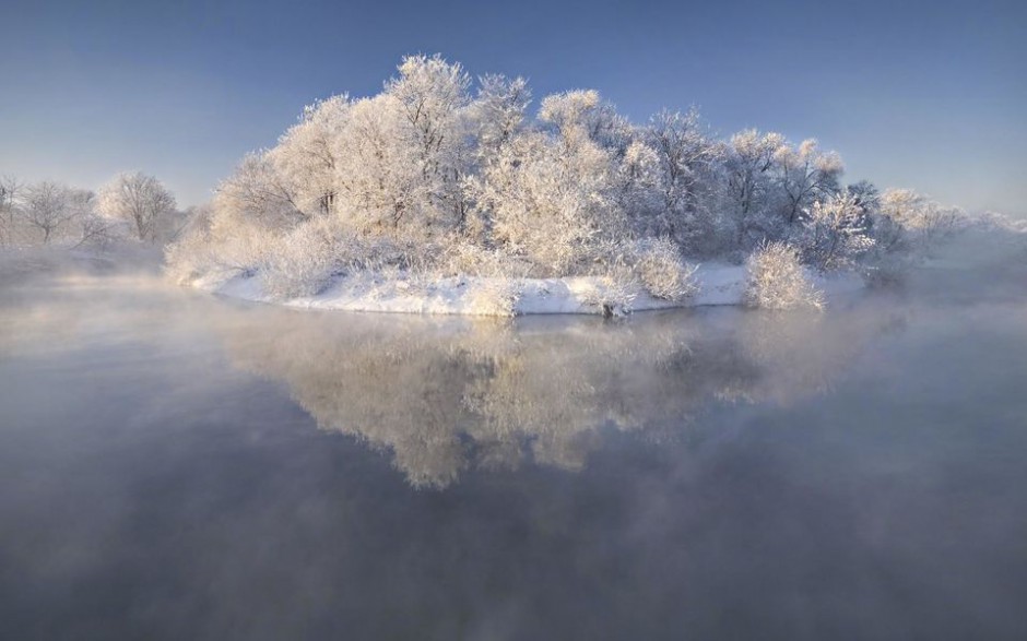 唯美大自然雪景风光电脑桌面壁纸