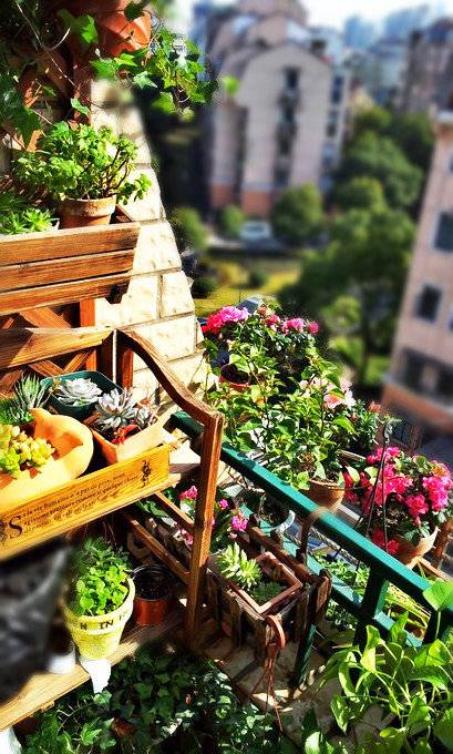 混搭风格70平米小平房唯美小清新装修图片