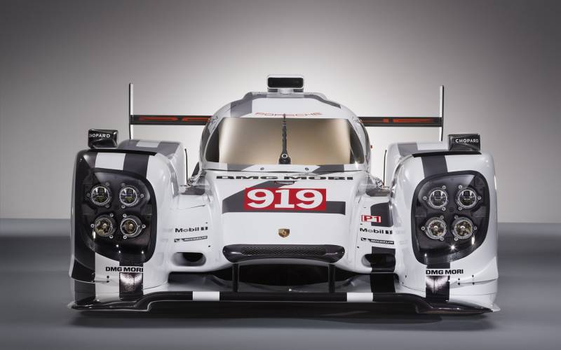 保时捷 Hybrid Porsche 919纯白四驱车高清壁纸
