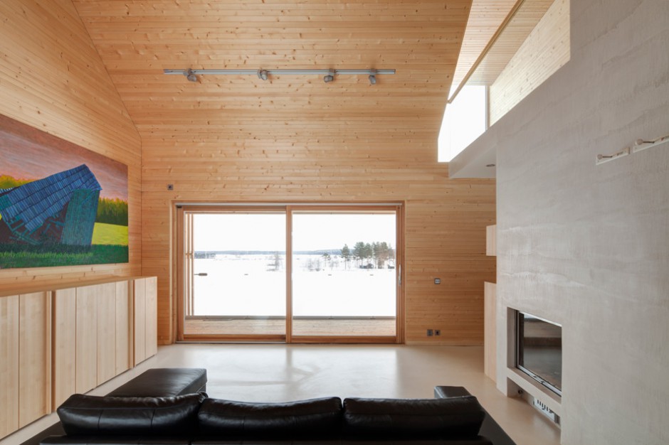 雪地木屋浪漫明亮家居欣赏